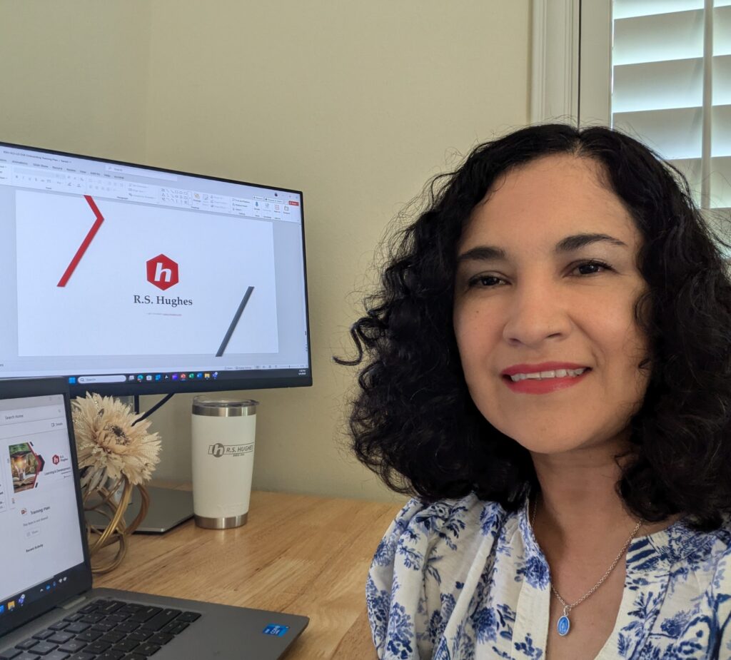 Learning and Development Manager Quitzia Barroche has launched a company-wide Learning Management System at R.S. Hughes.