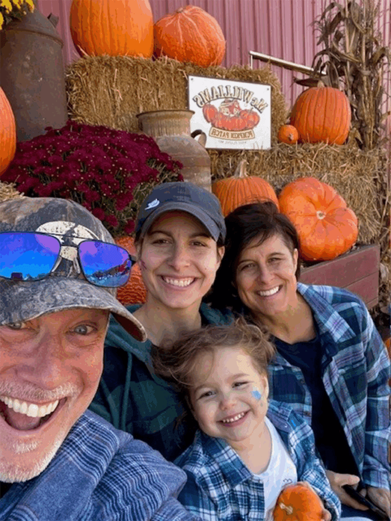 Customer Care Senior Manager Tracy Egan with her family.